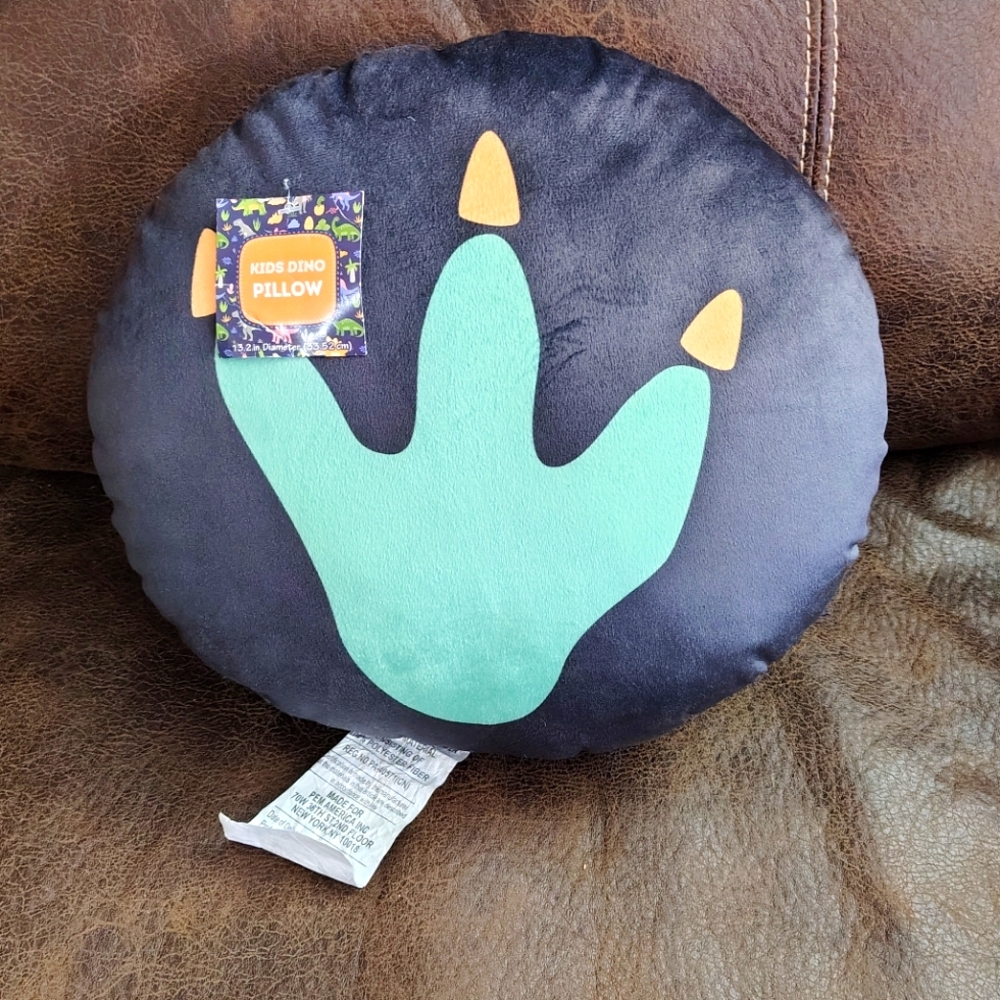CLEARANCE - Kids Dino Pillow
